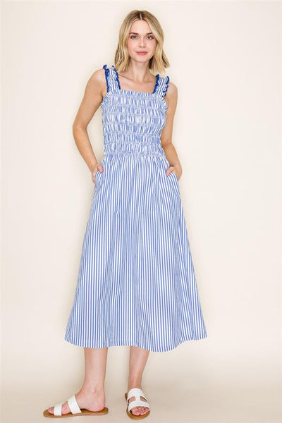 Seaside Stroll Dress - Blue