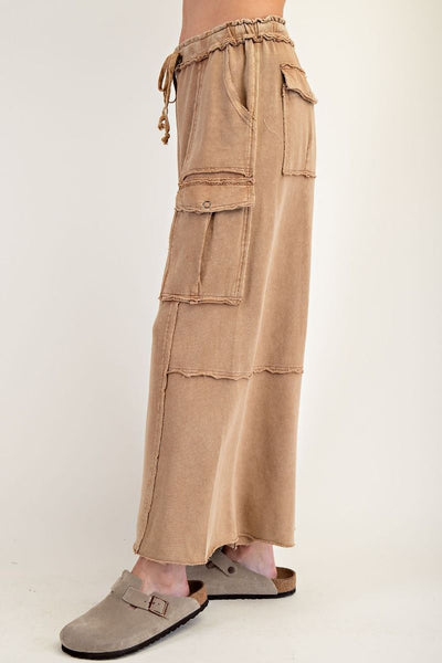 In Your Happy Place Pants - Latte