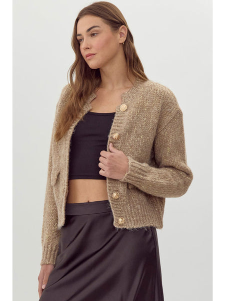 Juliet Cardigan - Taupe