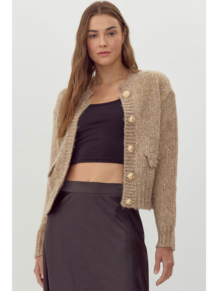 Juliet Cardigan - Taupe