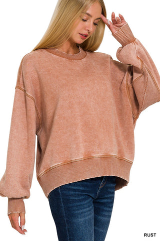 Living For This Pullover - Rust