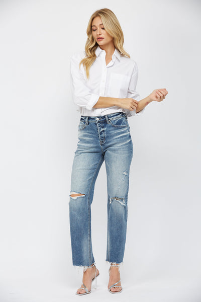 Edina High Rise Straight Leg Jean