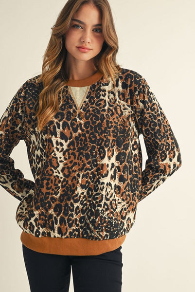 Mara Leopard Top