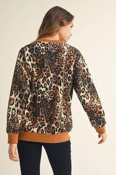 Mara Leopard Top