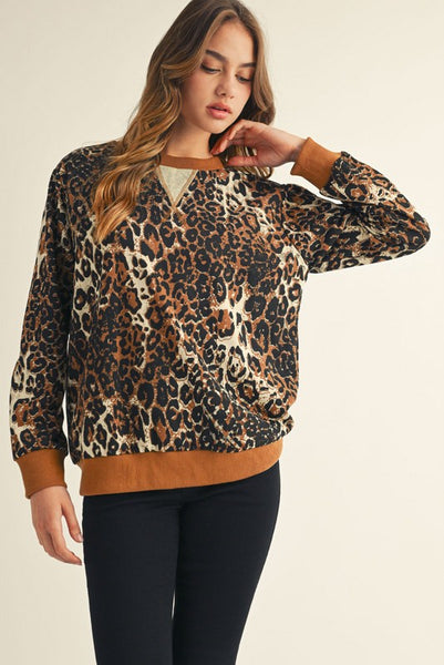 Mara Leopard Top