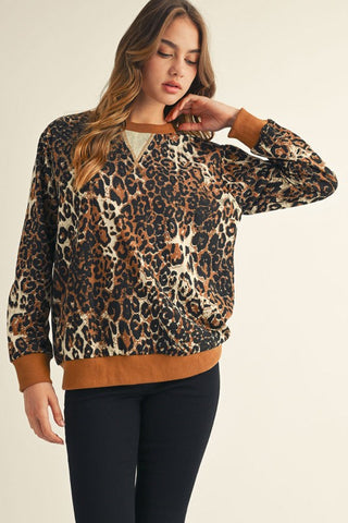 Mara Leopard Top