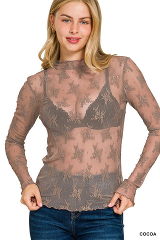 Mckenna Lace Top - Coco