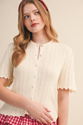 Beauty Is Here Cardigan - Ivory