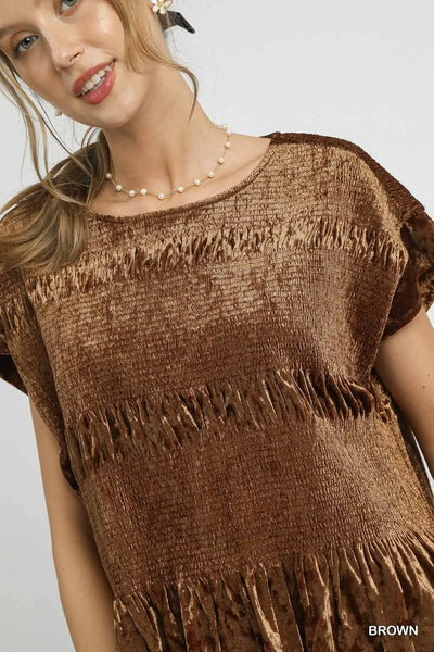Favorite Time Velvet Top