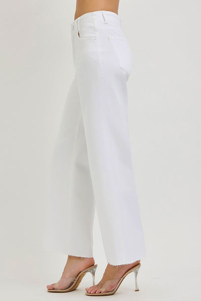 Campbell High Rise Jean - White
