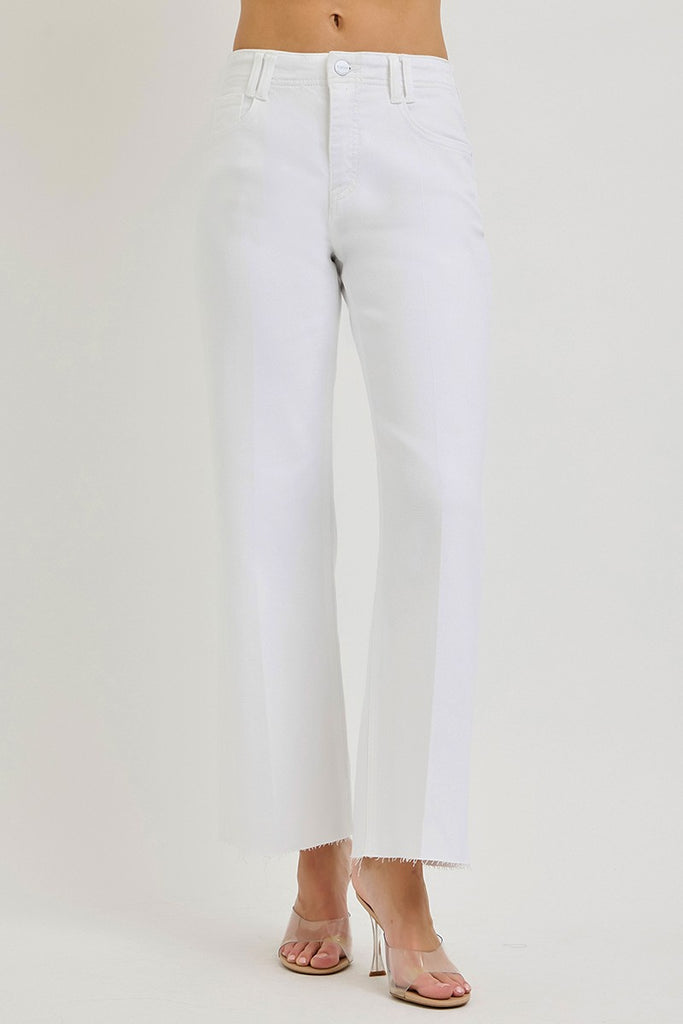 Campbell High Rise Jean - White