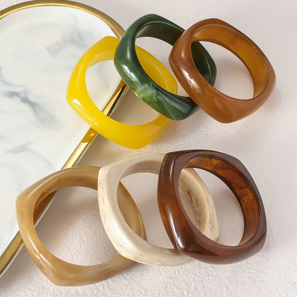 Translucent Geometric Bracelet