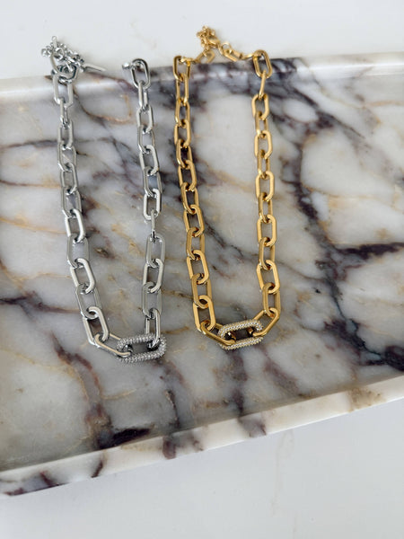 AVA NECKLACE: GOLD