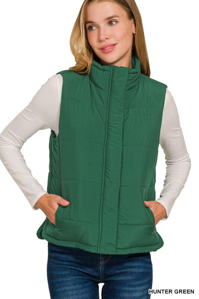 Dominick Puffer Vest - Green