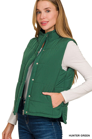 Dominick Puffer Vest - Green