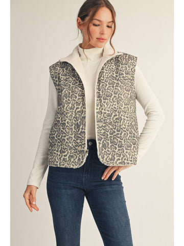 Eira Leopard Vest