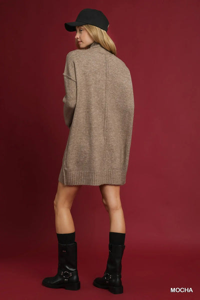 Eleanor Sweater Dress - Mocha