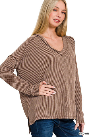 Ellis Top - Brown