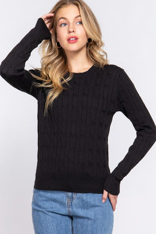 The Mae Cable Knit Sweater