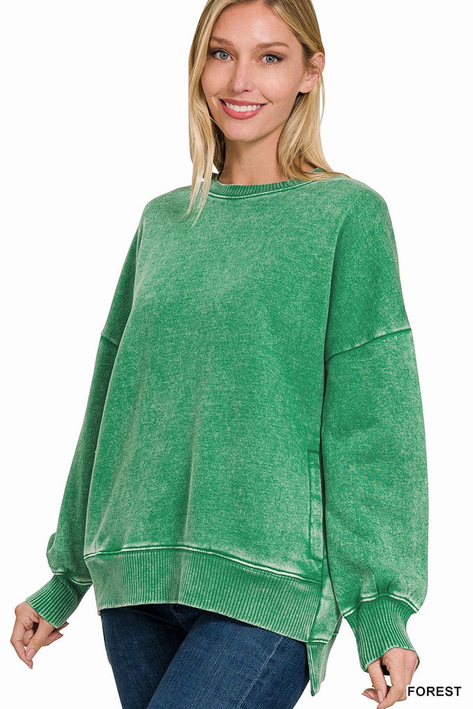 Hayleigh Sweatshirt - Forest Green