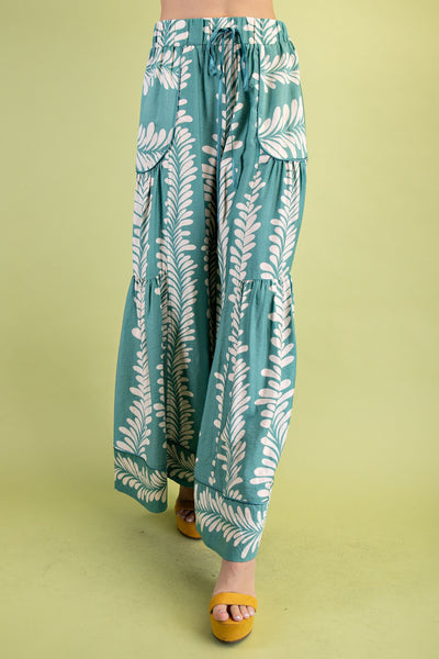 Haley Pant - Dusty Mint