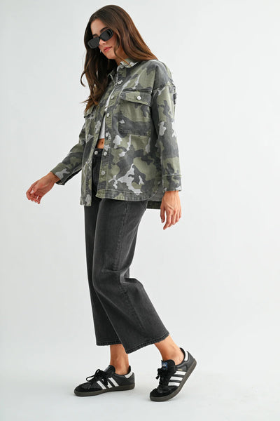 Hatley Denim Jacket - Camouflage