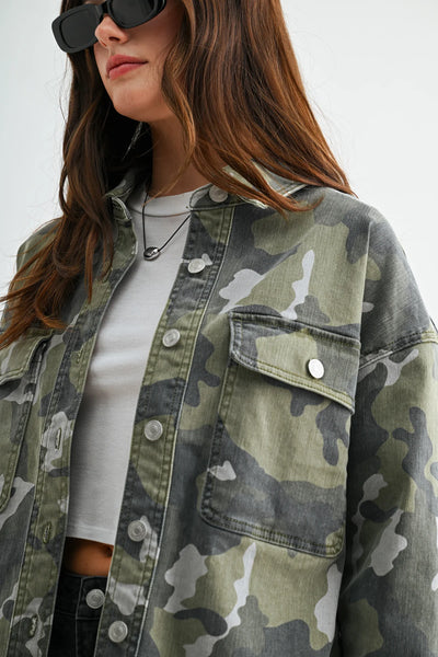 Hatley Denim Jacket - Camouflage