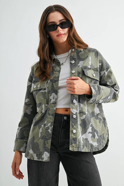 Hatley Denim Jacket - Camouflage