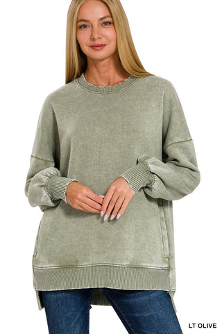 Hayleigh Sweatshirt - Light Olive