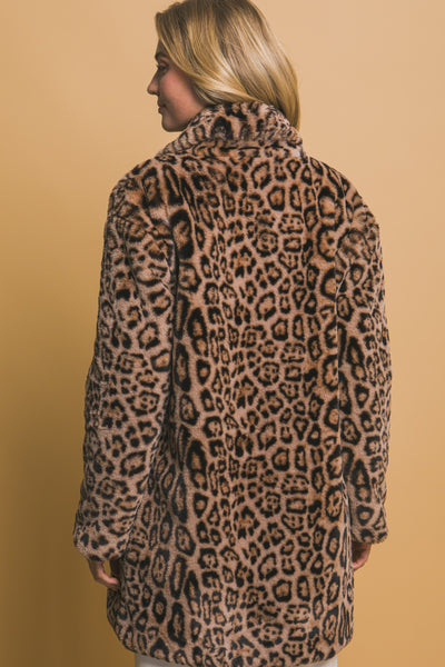 Feeling Fierce Leopard Coat