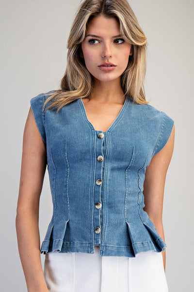 Liam Denim Vest