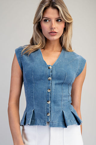 Liam Denim Vest