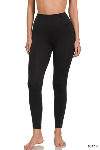 Microfiber Leggings - Black