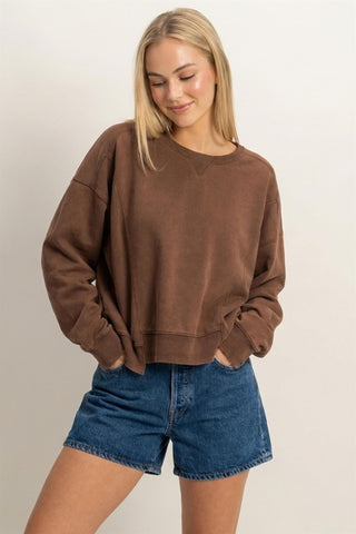 Naomi Sweatshirt - Brown