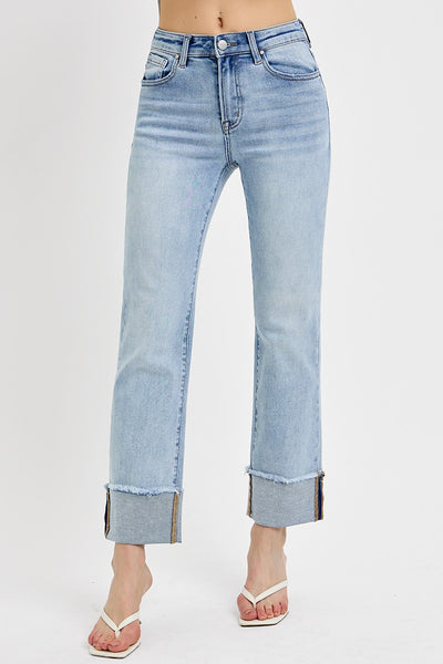 Nora High Rise Cuffed Jean
