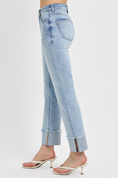 Nora High Rise Cuffed Jean