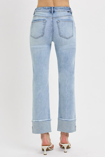 Nora High Rise Cuffed Jean