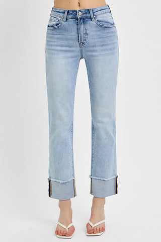 Nora High Rise Cuffed Jean