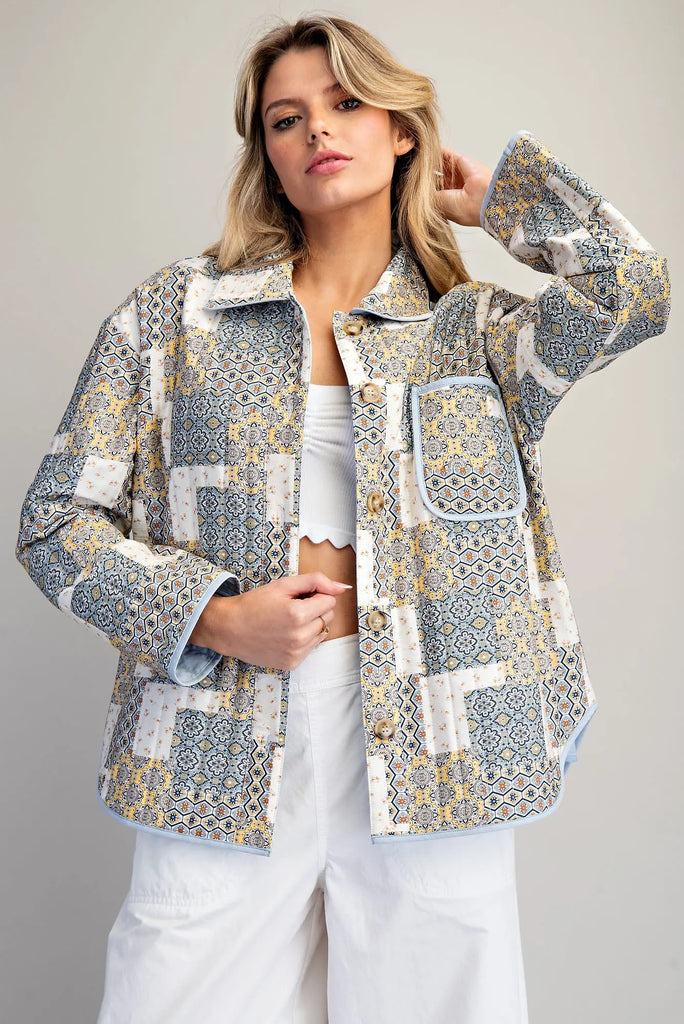Always Better In Patchwork Jacket