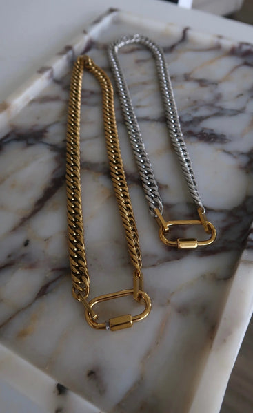 Stephanie Necklace - Two Toned