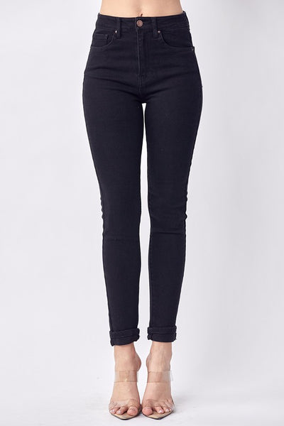 Camila High Rise Classic Skinny Jean - Black