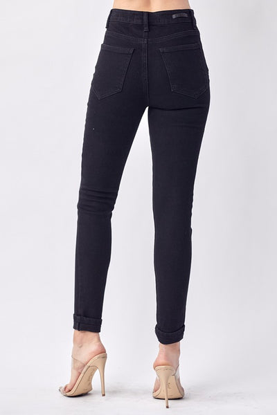 Camila High Rise Classic Skinny Jean - Black