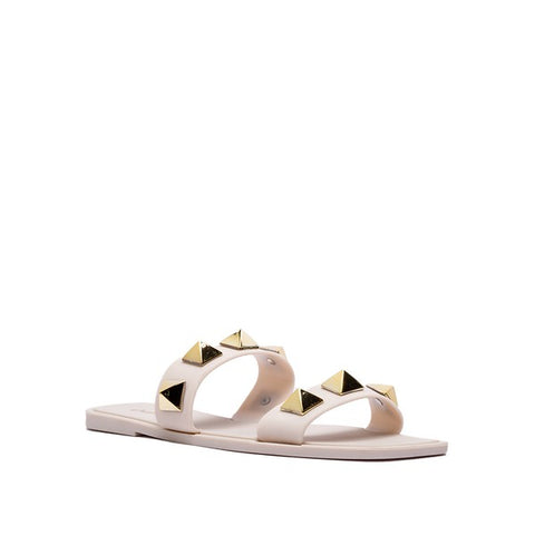 Laurie Studded Jelly Sandal - Off White