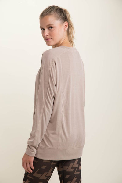 All You Can See Long-Sleeve Top - Khaki