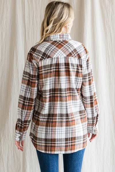 Easily Yours Flannel Top