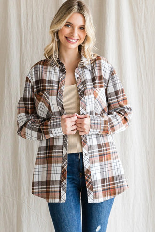 Easily Yours Flannel Top