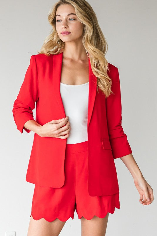 Back To Business Blazer - Red