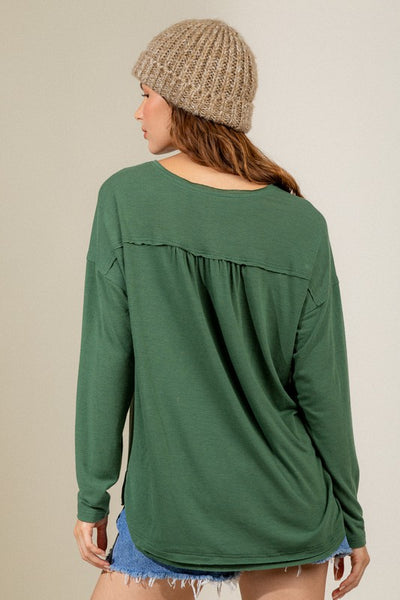 Weekend Coffee Run Top - Green