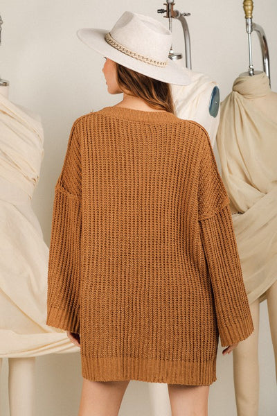 Sitting Fireside Cardigan - Camel