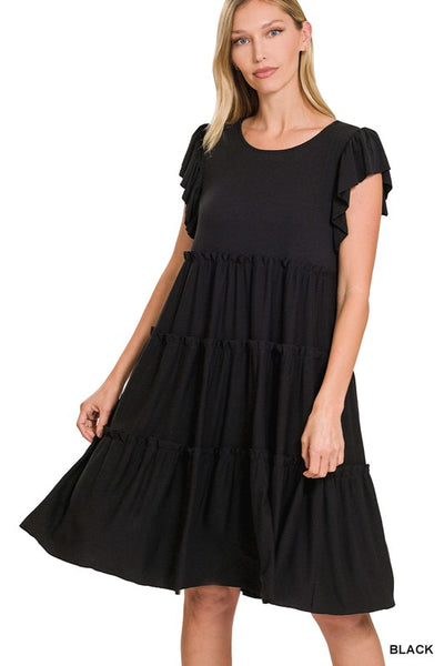 Millie Sleeveless Tiered Dress